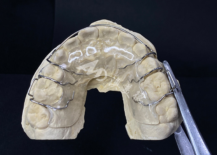 مريحة لارتداء المختبر الأسنان AMD's Hawley Retainer للاعتماد الآمن والصحي